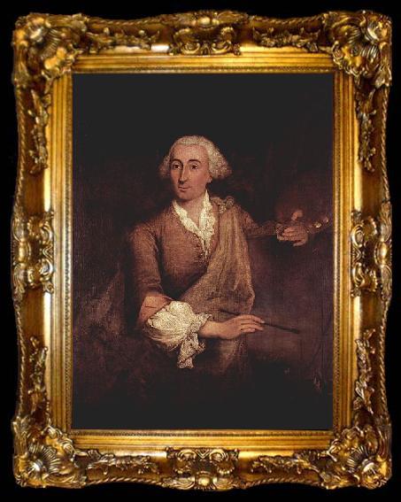 framed  Pietro Longhi Portrait of Francesco Guardi, ta009-2